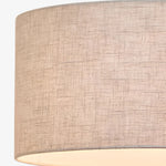 Cargar imagen en el visor de la Galería, Natural linen drum shade texture detail