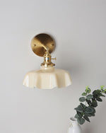 Load image into Gallery viewer, Skirted Ripple Wall Lamp