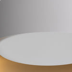 Charger l'image dans la visionneuse de galerie, Plafonnier contemporain en métal Velcora – Luminaire élégant en forme de tambour pour chambre