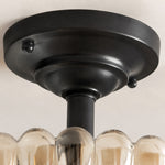 Bild in Gallery-Viewer laden, Dark iron ceiling canopy and stem detail