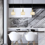 Bild in Gallery-Viewer laden, Velia Eichel Alabaster Minimalistische Pendelleuchte