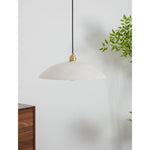 Load image into Gallery viewer, Alabaster Dome Pendant Light