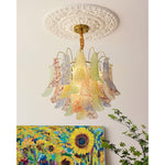 Load image into Gallery viewer, Mazzega Murano Glass Chandelier