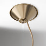 Load image into Gallery viewer, Oslan Linen Scalloped Pendant Light - Ivory Fabric Shade For Dining