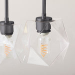 Load image into Gallery viewer, Talvior Sculptural Faceted Glass Branch Chandelier – Modern 7-Light for Dining Room