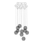 Load image into Gallery viewer, Wooden Orb Sphere Cluster Pendant Light M25