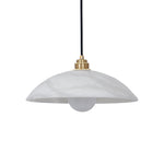 Load image into Gallery viewer, Alabaster Dome Pendant Light