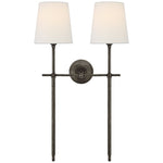 Cargar imagen en el visor de la Galería, Aplique de Pared con Pantalla de Tela Clásica Bryant Estilo Elegante - Iluminación de Mesita de Noche para Dormitorio
