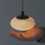 Bild in Gallery-Viewer laden, Alabaster Mini Marmor Pilz Pendelleuchte