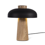Cargar imagen en el visor de la Galería, Lámpara de mesa de travertino Carla