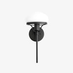 Load image into Gallery viewer, Ornato Luxe Minimalist Black Matte Wall Lamp - Contemporary Wall Mounted Fixture for Bedroom
