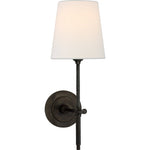 Cargar imagen en el visor de la Galería, Aplique de Pared con Pantalla de Tela Clásica Bryant Estilo Elegante - Iluminación de Mesita de Noche para Dormitorio