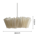 Load image into Gallery viewer, Nordic Linen Pleated Fabric Pendant Light Lampshade