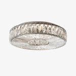 Bild in Gallery-Viewer laden, Clereon Elegante Runde Deckenleuchte – Modernes Glasdesign für Wohnzimmer