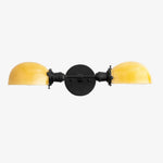 Load image into Gallery viewer, Ornato Luxe Art Deco Vanity Sconce – Opal Glass Wall Light for Bathroom & Dressing Room