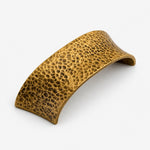 Cargar imagen en el visor de la Galería, 76 millimeter hammered brass cabinet pull