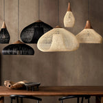 Load image into Gallery viewer, Harp Braided Rattan Pendant Lamp