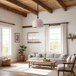 Load image into Gallery viewer, Farmhouse Pendant Light – Vanity Pendant Light With Colorful Dome Design