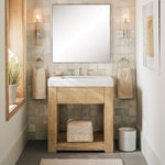 Load image into Gallery viewer, Derlina Clear Glass Sconce - Elegant Single To Triple Vanity Sconce