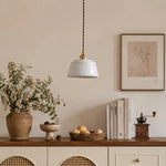 Cargar imagen en el visor de la Galería, White ceramic pendant light