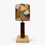 Load image into Gallery viewer, Colorful Geo fabric table lamp