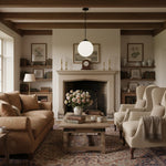 Cargar imagen en el visor de la Galería, Lámpara colgante o de techo ajustable Glorica Glass – Globo de cristal esmerilado estilo Art Déco