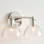 Bild in Gallery-Viewer laden, Glavira Recycelte Glas Wandlampe - Modernes Badezimmer Waschtischlicht