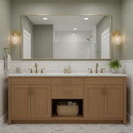 Cargar imagen en el visor de la Galería, Aplique de pared Tierlux de cristal transparente – Diseño arquitectónico Art Déco para baño y pasillo