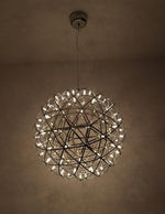 Load image into Gallery viewer, Silver Spark Ball Pendant Light