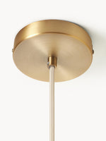 Cargar imagen en el visor de la Galería, Lámpara colgante Coloria Soft-Glow de cristal opalino: una lámpara colgante contemporánea para la sala de estar.