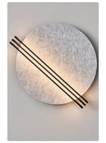 Load image into Gallery viewer, Abstract Sunrise Felt Wall Sconce