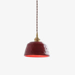Cargar imagen en el visor de la Galería, Red ceramic pendant light