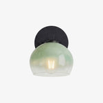 Charger l'image dans la visionneuse de galerie, Auruca Globe Wall Light Bellflower Inspired Shape - Minimalist Metal Glass Sconce for Living Room