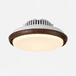 Load image into Gallery viewer, Walnut vented ceiling fan light