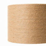 Charger l'image dans la visionneuse de galerie, Close view of the woven jute lampshade texture