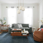 Cargar imagen en el visor de la Galería, Lámpara de araña Rivrona con pantalla esférica texturizada — Lámpara colgante contemporánea de 3 luces para interiores del hogar