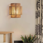 Load image into Gallery viewer, Bohemian Vintage Hand Woven LED Wall Light