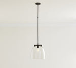 Load image into Gallery viewer, Auria Glass Dome Pendant Light – Clear Glass Elegance For Any Space