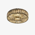 Bild in Gallery-Viewer laden, Clereon Elegante Runde Deckenleuchte – Modernes Glasdesign für Wohnzimmer