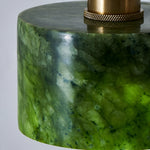 Load image into Gallery viewer, Green Jade 3-Light Cluster Pendant Light