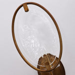 Cargar imagen en el visor de la Galería, Oval Glass Wall Sconce With Pull Chain