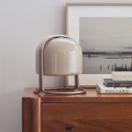 Load image into Gallery viewer, Delvora Contemporary Dome Shade Table Lamp – Perfect for Nightstands & Reading Corners