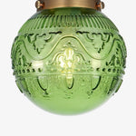 Cargar imagen en el visor de la Galería, Lámpara de Techo Empotrada de Vidrio Esférico Naveliro - Diseño Atemporal para Salón y Cocina