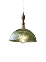 Load image into Gallery viewer, Verdoma Mid Century Modern Textured Glass Hanging Lamp - Vintage Style for Dining Room
