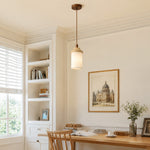 Load image into Gallery viewer, Travertine Pendant Light with Natural Stone Texture