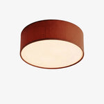 Load image into Gallery viewer, Dumora Drum Flush Mount Ceiling Light - Linen Shade Modern Elegance