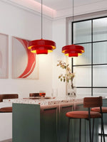 Cargar imagen en el visor de la Galería, Lámpara colgante creativa y colorida de tres capas con forma de pastel