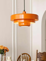 Cargar imagen en el visor de la Galería, Lámpara colgante creativa y colorida de tres capas con forma de pastel