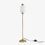 Load image into Gallery viewer, Eloise Textured Glass Pumpkin-Inspired Floor Lamp - Organic Artistry and Retro Style for Living Rooms