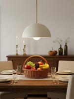 Load image into Gallery viewer, Metio Dome Pendant Light – Modern Brass Pendant for Kitchen & Dining